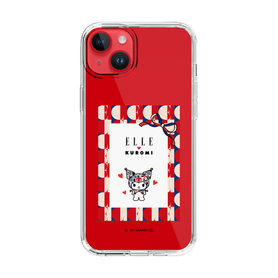スリムプロテクションケース［ ELLE×マイメロディ＆クロミ - トリコロールカラーグラフィック4 ］