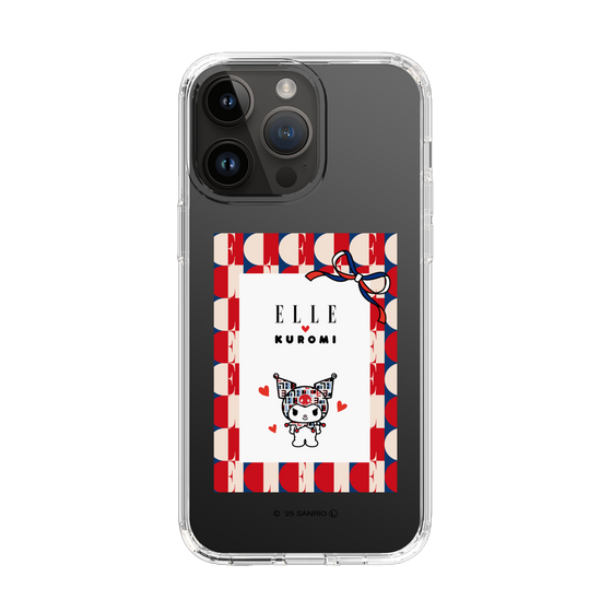 スリムプロテクションケース［ ELLE×マイメロディ＆クロミ - トリコロールカラーグラフィック4 ］