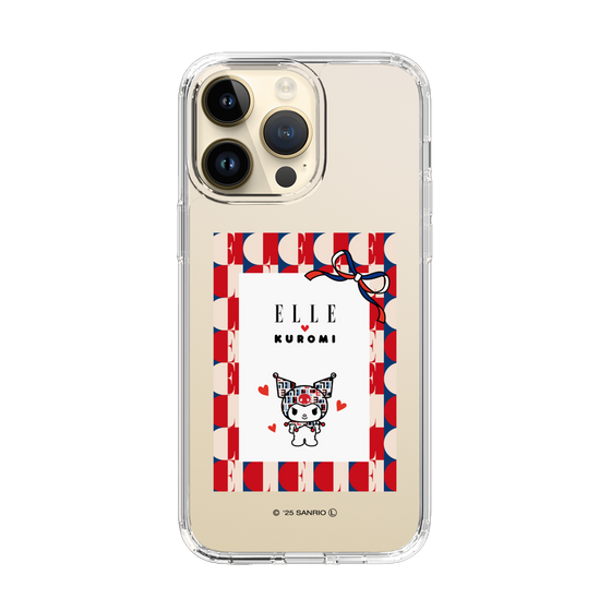 スリムプロテクションケース［ ELLE×マイメロディ＆クロミ - トリコロールカラーグラフィック4 ］
