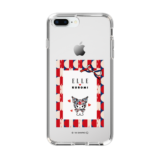 スリムプロテクションケース［ ELLE×マイメロディ＆クロミ - トリコロールカラーグラフィック4 ］