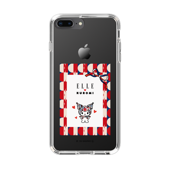 スリムプロテクションケース［ ELLE×マイメロディ＆クロミ - トリコロールカラーグラフィック4 ］