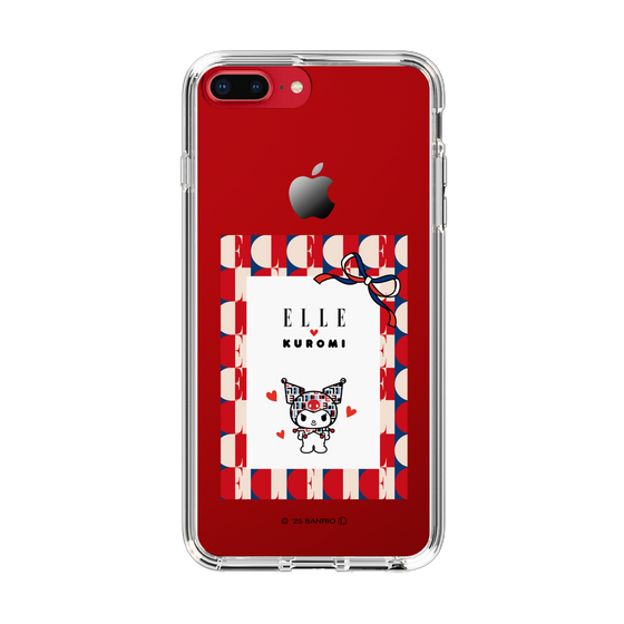 スリムプロテクションケース［ ELLE×マイメロディ＆クロミ - トリコロールカラーグラフィック4 ］