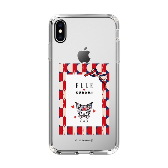 スリムプロテクションケース［ ELLE×マイメロディ＆クロミ - トリコロールカラーグラフィック4 ］