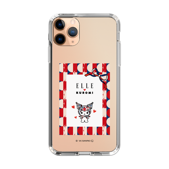 スリムプロテクションケース［ ELLE×マイメロディ＆クロミ - トリコロールカラーグラフィック4 ］