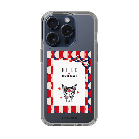 スリムプロテクションケース［ ELLE×マイメロディ＆クロミ - トリコロールカラーグラフィック4 ］