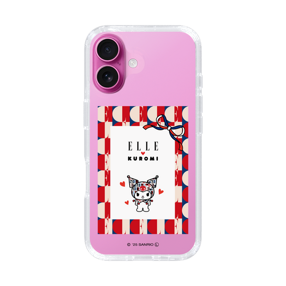 スリムプロテクションケース［ ELLE×マイメロディ＆クロミ - トリコロールカラーグラフィック4 ］