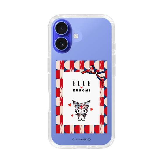 スリムプロテクションケース［ ELLE×マイメロディ＆クロミ - トリコロールカラーグラフィック4 ］