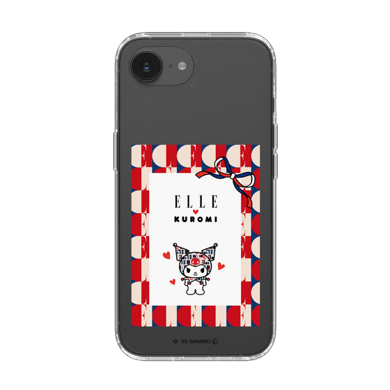 スリムプロテクションケース［ ELLE×マイメロディ＆クロミ - トリコロールカラーグラフィック4 ］