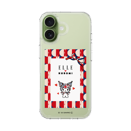 スリムプロテクションケース［ ELLE×マイメロディ＆クロミ - トリコロールカラーグラフィック4 ］