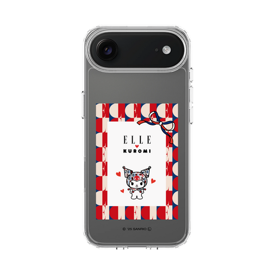 スリムプロテクションケース［ ELLE×マイメロディ＆クロミ - トリコロールカラーグラフィック4 ］