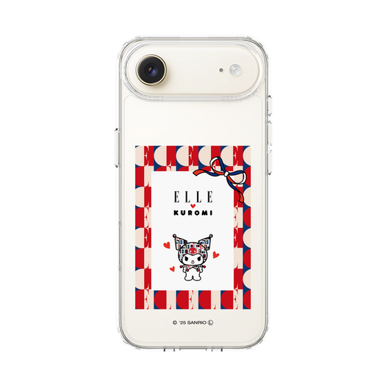 スリムプロテクションケース［ ELLE×マイメロディ＆クロミ - トリコロールカラーグラフィック4 ］