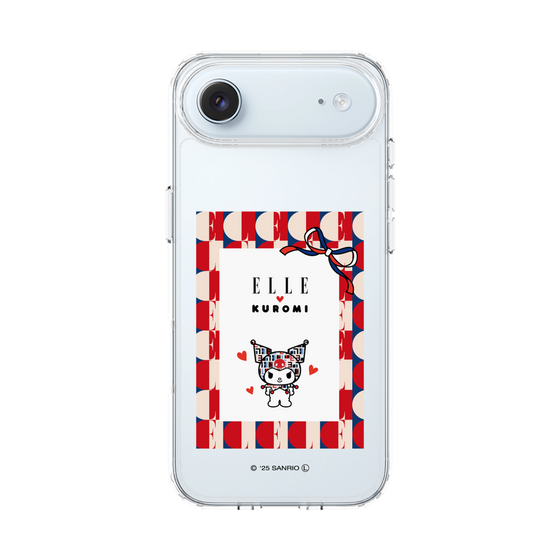 スリムプロテクションケース［ ELLE×マイメロディ＆クロミ - トリコロールカラーグラフィック4 ］