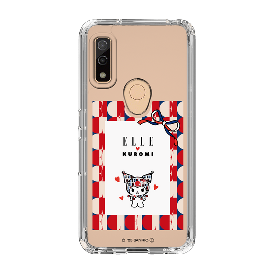 スリムプロテクションケース［ ELLE×マイメロディ＆クロミ - トリコロールカラーグラフィック4 ］