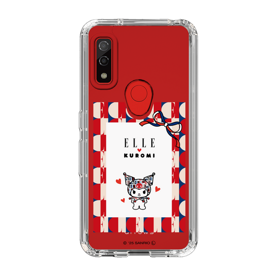 スリムプロテクションケース［ ELLE×マイメロディ＆クロミ - トリコロールカラーグラフィック4 ］