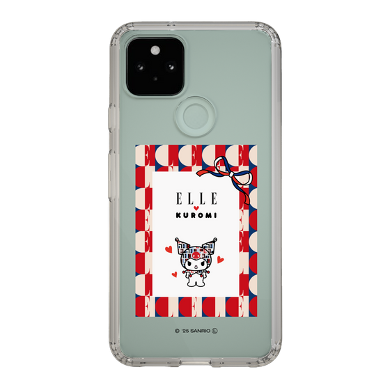 スリムプロテクションケース［ ELLE×マイメロディ＆クロミ - トリコロールカラーグラフィック4 ］