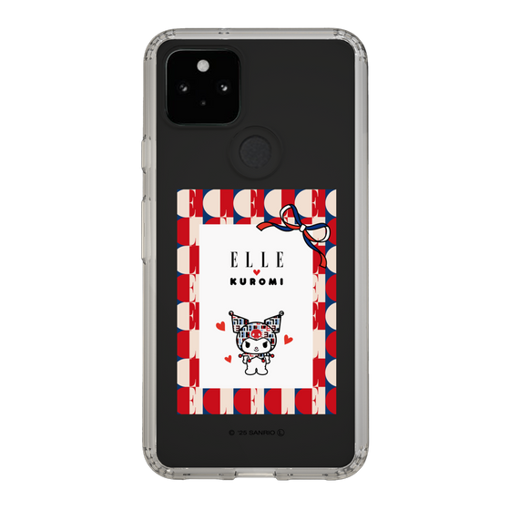 スリムプロテクションケース［ ELLE×マイメロディ＆クロミ - トリコロールカラーグラフィック4 ］