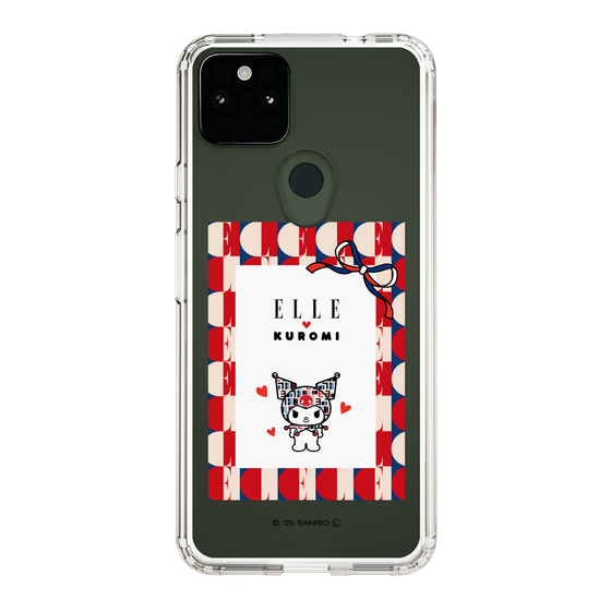 スリムプロテクションケース［ ELLE×マイメロディ＆クロミ - トリコロールカラーグラフィック4 ］