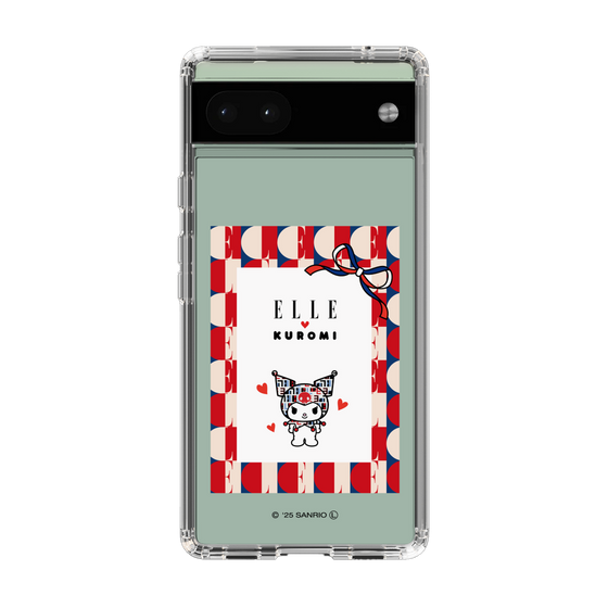 スリムプロテクションケース［ ELLE×マイメロディ＆クロミ - トリコロールカラーグラフィック4 ］