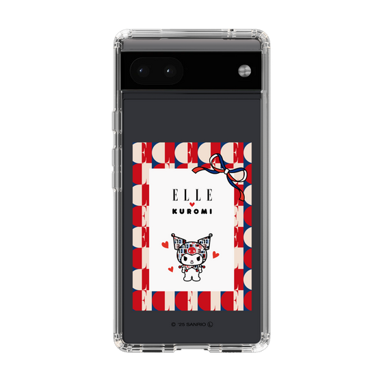 スリムプロテクションケース［ ELLE×マイメロディ＆クロミ - トリコロールカラーグラフィック4 ］