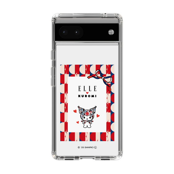 スリムプロテクションケース［ ELLE×マイメロディ＆クロミ - トリコロールカラーグラフィック4 ］