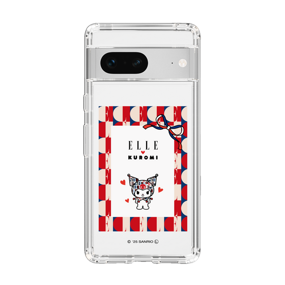 スリムプロテクションケース［ ELLE×マイメロディ＆クロミ - トリコロールカラーグラフィック4 ］