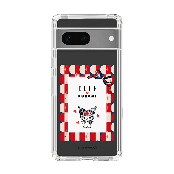スリムプロテクションケース［ ELLE×マイメロディ＆クロミ - トリコロールカラーグラフィック4 ］