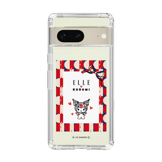 スリムプロテクションケース［ ELLE×マイメロディ＆クロミ - トリコロールカラーグラフィック4 ］