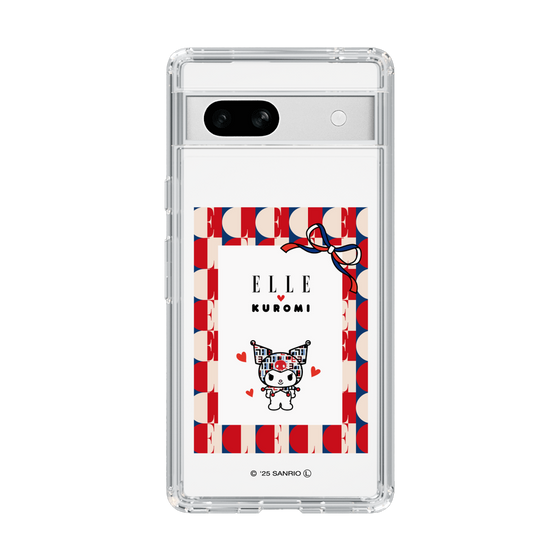 スリムプロテクションケース［ ELLE×マイメロディ＆クロミ - トリコロールカラーグラフィック4 ］