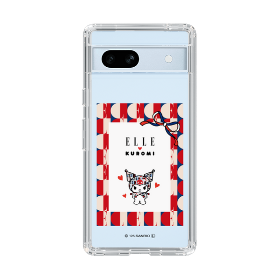 スリムプロテクションケース［ ELLE×マイメロディ＆クロミ - トリコロールカラーグラフィック4 ］