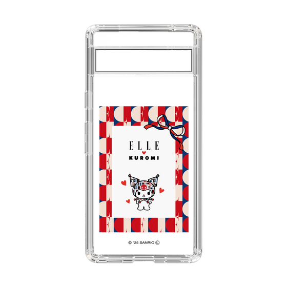スリムプロテクションケース［ ELLE×マイメロディ＆クロミ - トリコロールカラーグラフィック4 ］