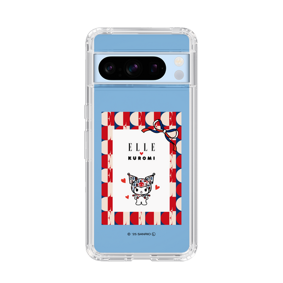 スリムプロテクションケース［ ELLE×マイメロディ＆クロミ - トリコロールカラーグラフィック4 ］