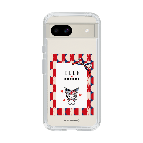 スリムプロテクションケース［ ELLE×マイメロディ＆クロミ - トリコロールカラーグラフィック4 ］