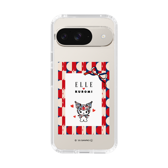 スリムプロテクションケース［ ELLE×マイメロディ＆クロミ - トリコロールカラーグラフィック4 ］