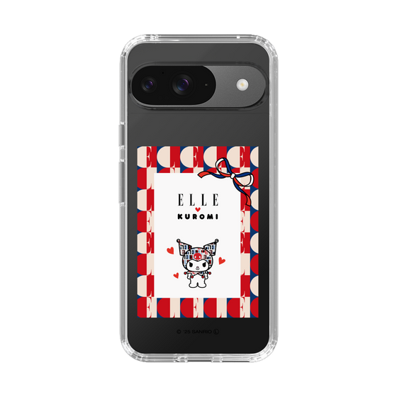 スリムプロテクションケース［ ELLE×マイメロディ＆クロミ - トリコロールカラーグラフィック4 ］