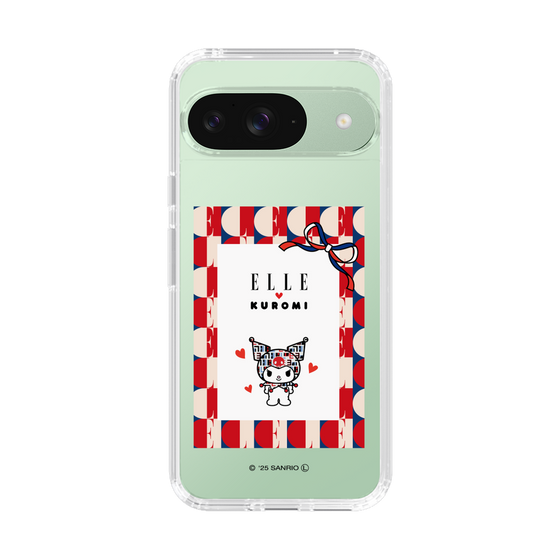 スリムプロテクションケース［ ELLE×マイメロディ＆クロミ - トリコロールカラーグラフィック4 ］
