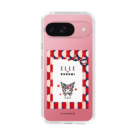 スリムプロテクションケース［ ELLE×マイメロディ＆クロミ - トリコロールカラーグラフィック4 ］