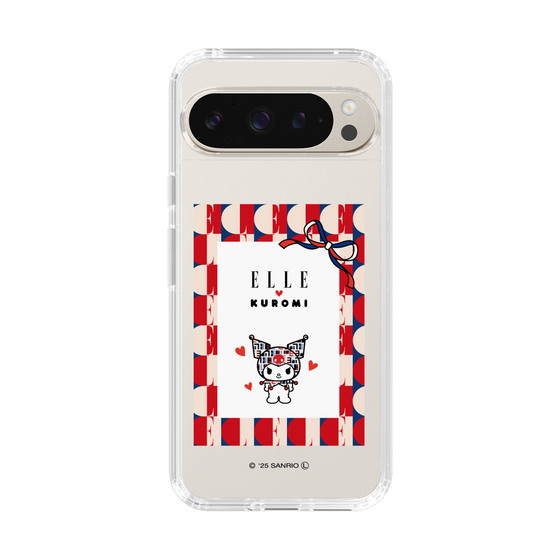 スリムプロテクションケース［ ELLE×マイメロディ＆クロミ - トリコロールカラーグラフィック4 ］