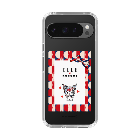スリムプロテクションケース［ ELLE×マイメロディ＆クロミ - トリコロールカラーグラフィック4 ］