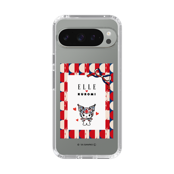 スリムプロテクションケース［ ELLE×マイメロディ＆クロミ - トリコロールカラーグラフィック4 ］