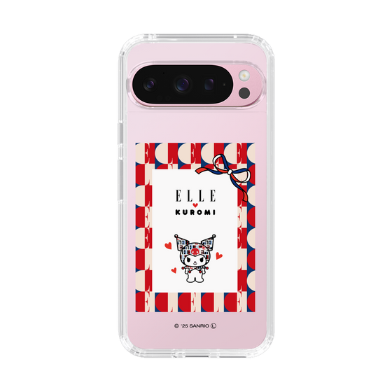 スリムプロテクションケース［ ELLE×マイメロディ＆クロミ - トリコロールカラーグラフィック4 ］