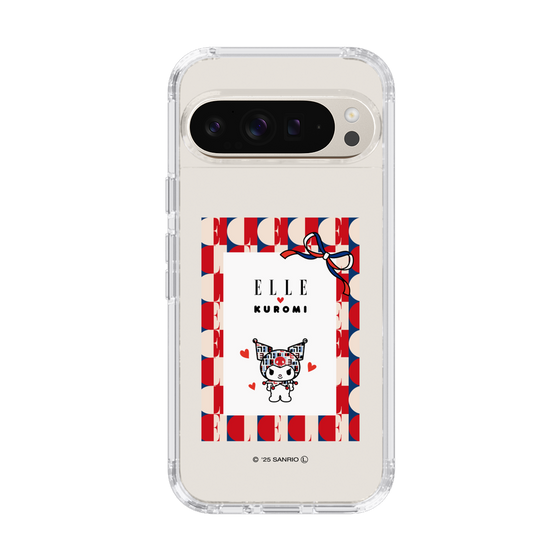 スリムプロテクションケース［ ELLE×マイメロディ＆クロミ - トリコロールカラーグラフィック4 ］