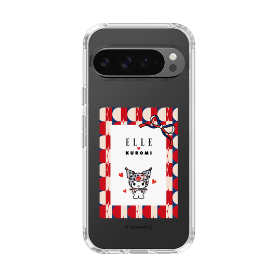 スリムプロテクションケース［ ELLE×マイメロディ＆クロミ - トリコロールカラーグラフィック4 ］