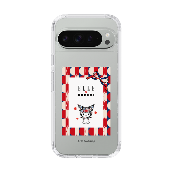 スリムプロテクションケース［ ELLE×マイメロディ＆クロミ - トリコロールカラーグラフィック4 ］