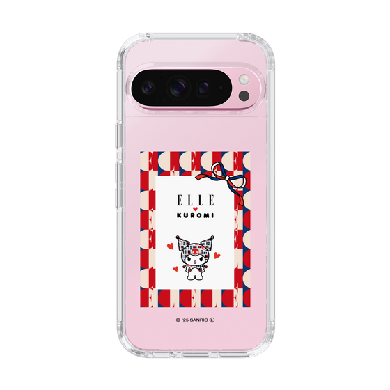 スリムプロテクションケース［ ELLE×マイメロディ＆クロミ - トリコロールカラーグラフィック4 ］