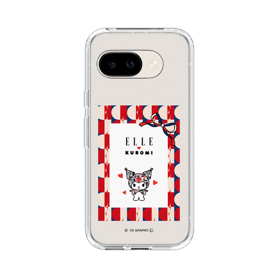 スリムプロテクションケース［ ELLE×マイメロディ＆クロミ - トリコロールカラーグラフィック4 ］