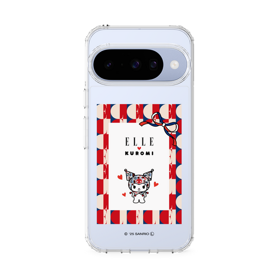スリムプロテクションケース［ ELLE×マイメロディ＆クロミ - トリコロールカラーグラフィック4 ］