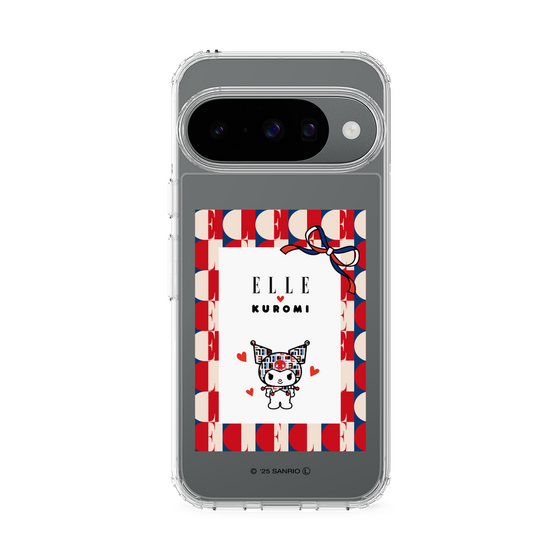 スリムプロテクションケース［ ELLE×マイメロディ＆クロミ - トリコロールカラーグラフィック4 ］