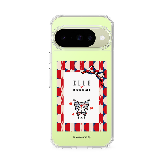 スリムプロテクションケース［ ELLE×マイメロディ＆クロミ - トリコロールカラーグラフィック4 ］