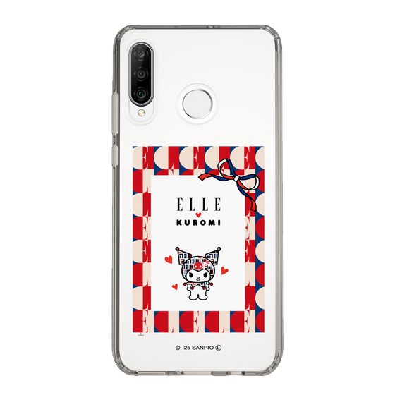 スリムプロテクションケース［ ELLE×マイメロディ＆クロミ - トリコロールカラーグラフィック4 ］