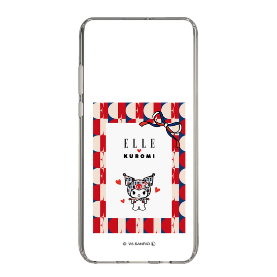 スリムプロテクションケース［ ELLE×マイメロディ＆クロミ - トリコロールカラーグラフィック4 ］
